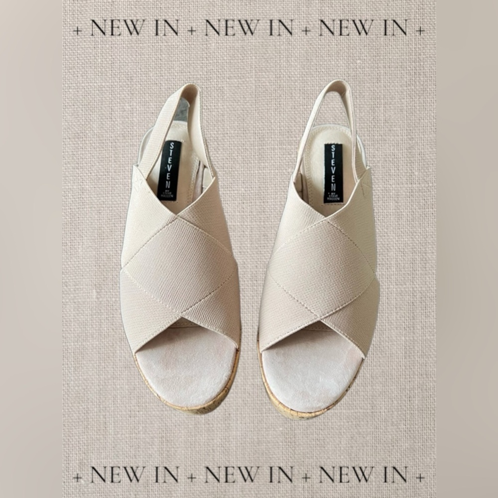 steven by‎ steve madden caly sandals vacation size 9.5 NWOT